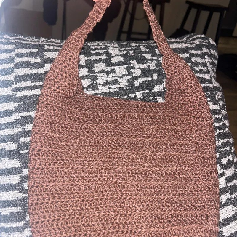 Crochet tote bag